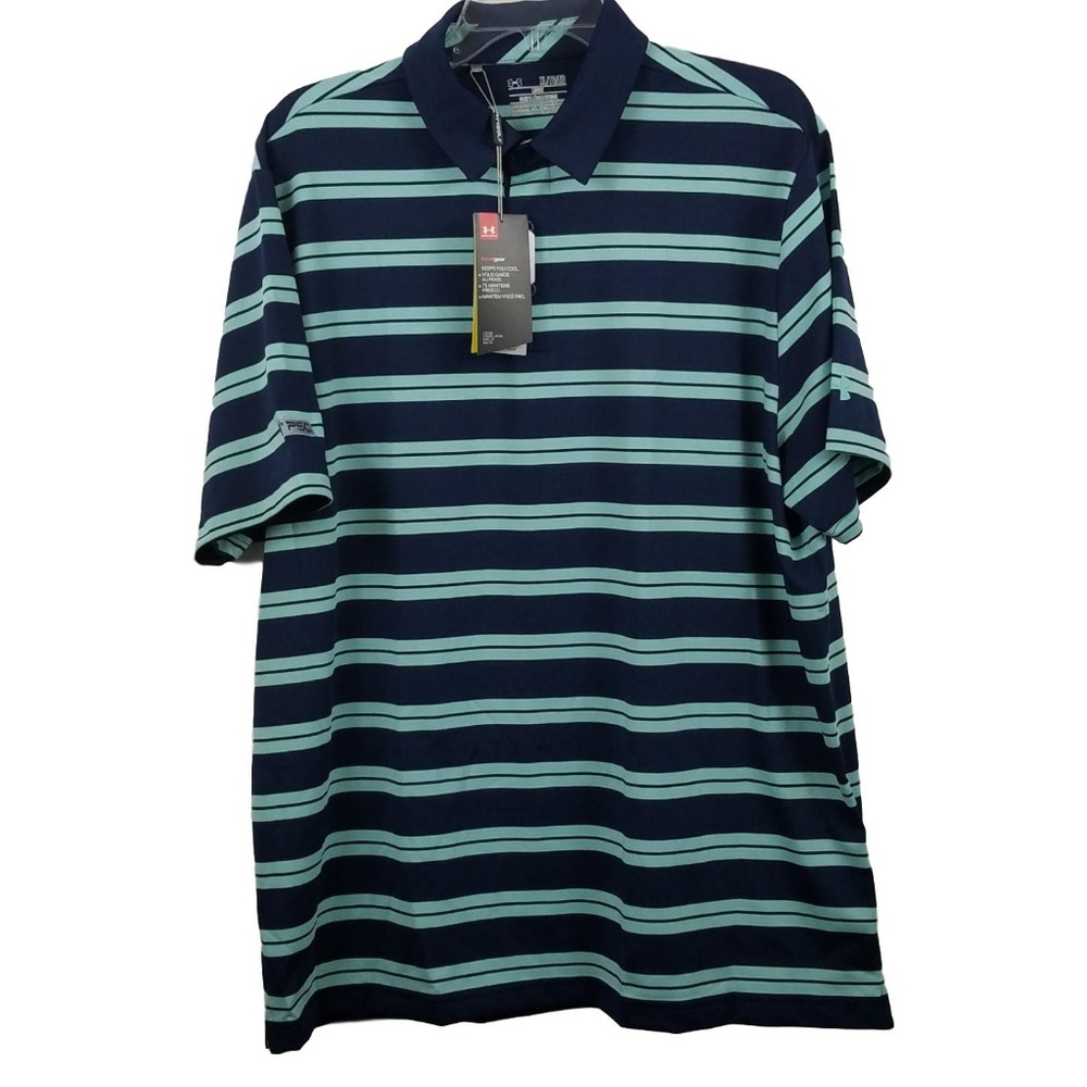 NWT Under Armour Loose HeatGear Golf Polo XL 18.5